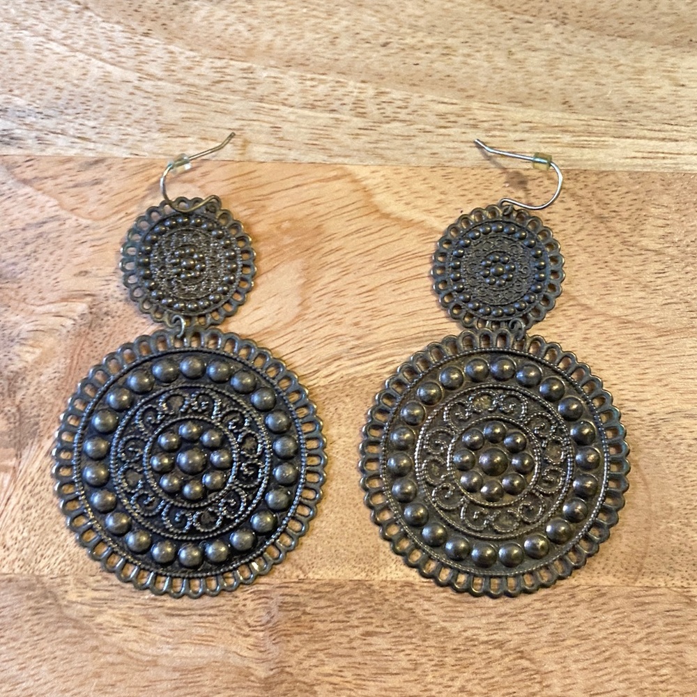 Brass Boho Earrings